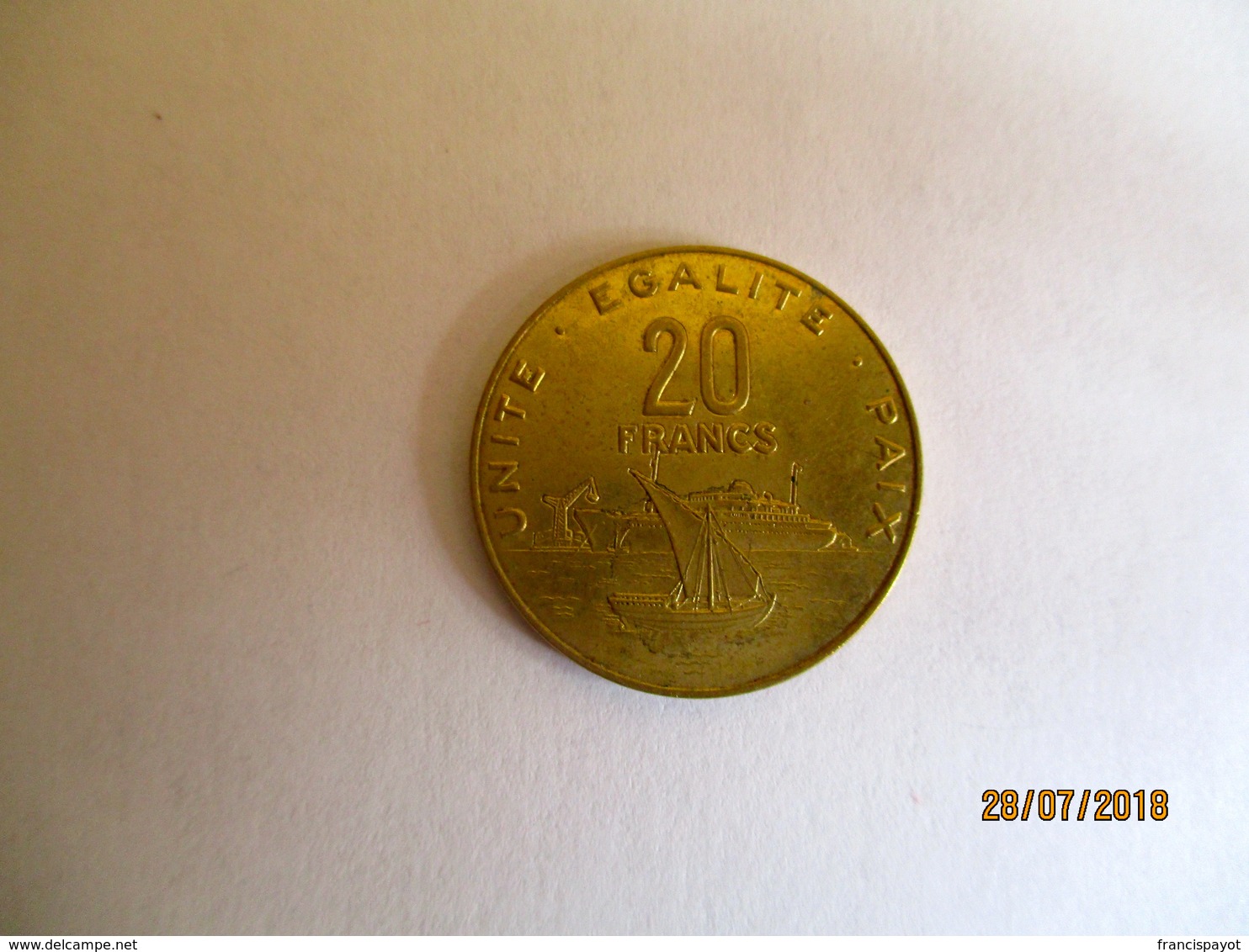 Djibouti 20 Francs Djibouti 2010 - Djibouti