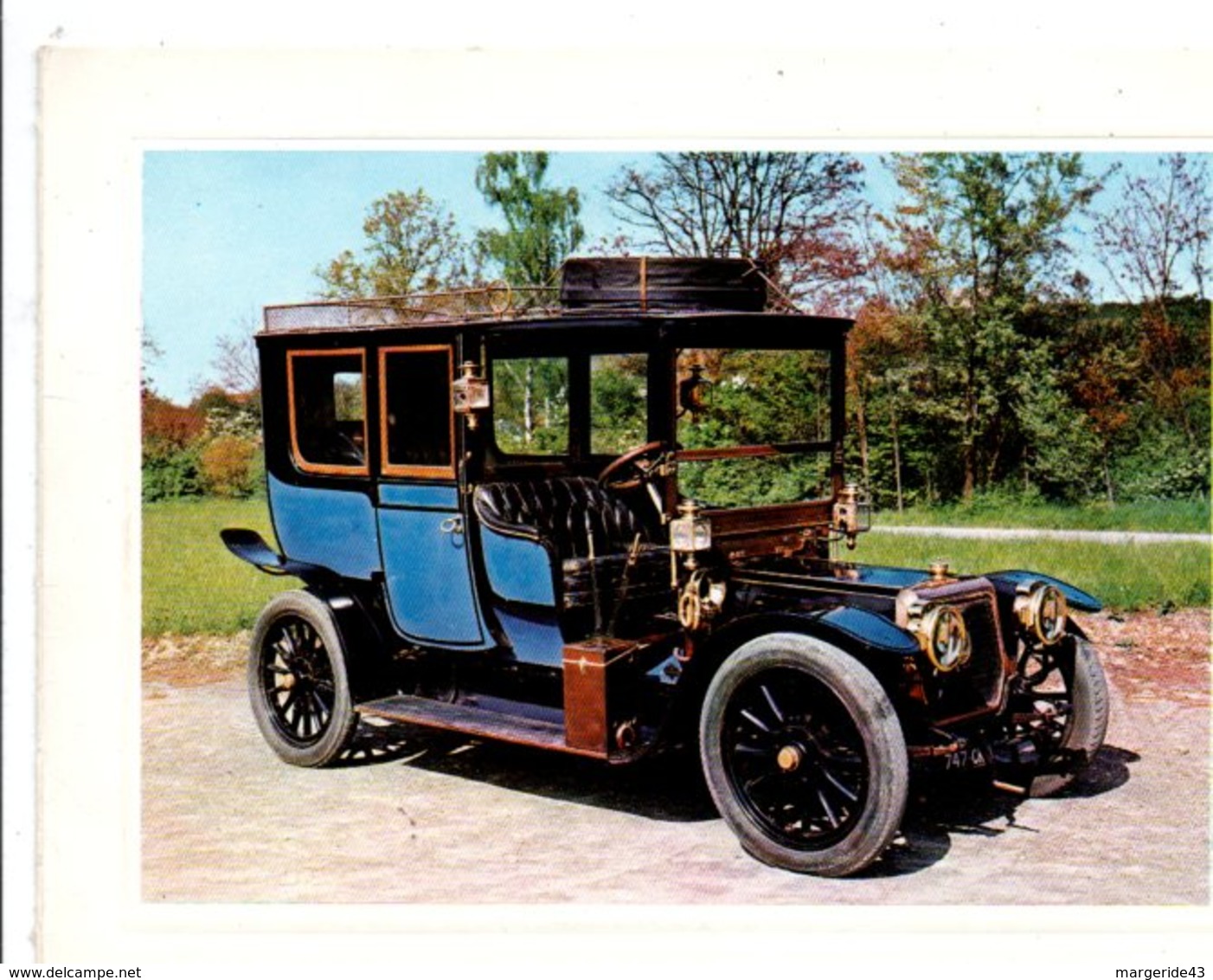 OBLITERATION 5 EME RALLYE DE LA BELLE EPOQUE LE MONT DORE PUY DE DOME 1966 - VOITURE PANHARD LEVASSOR 1908 - Cachets Commémoratifs