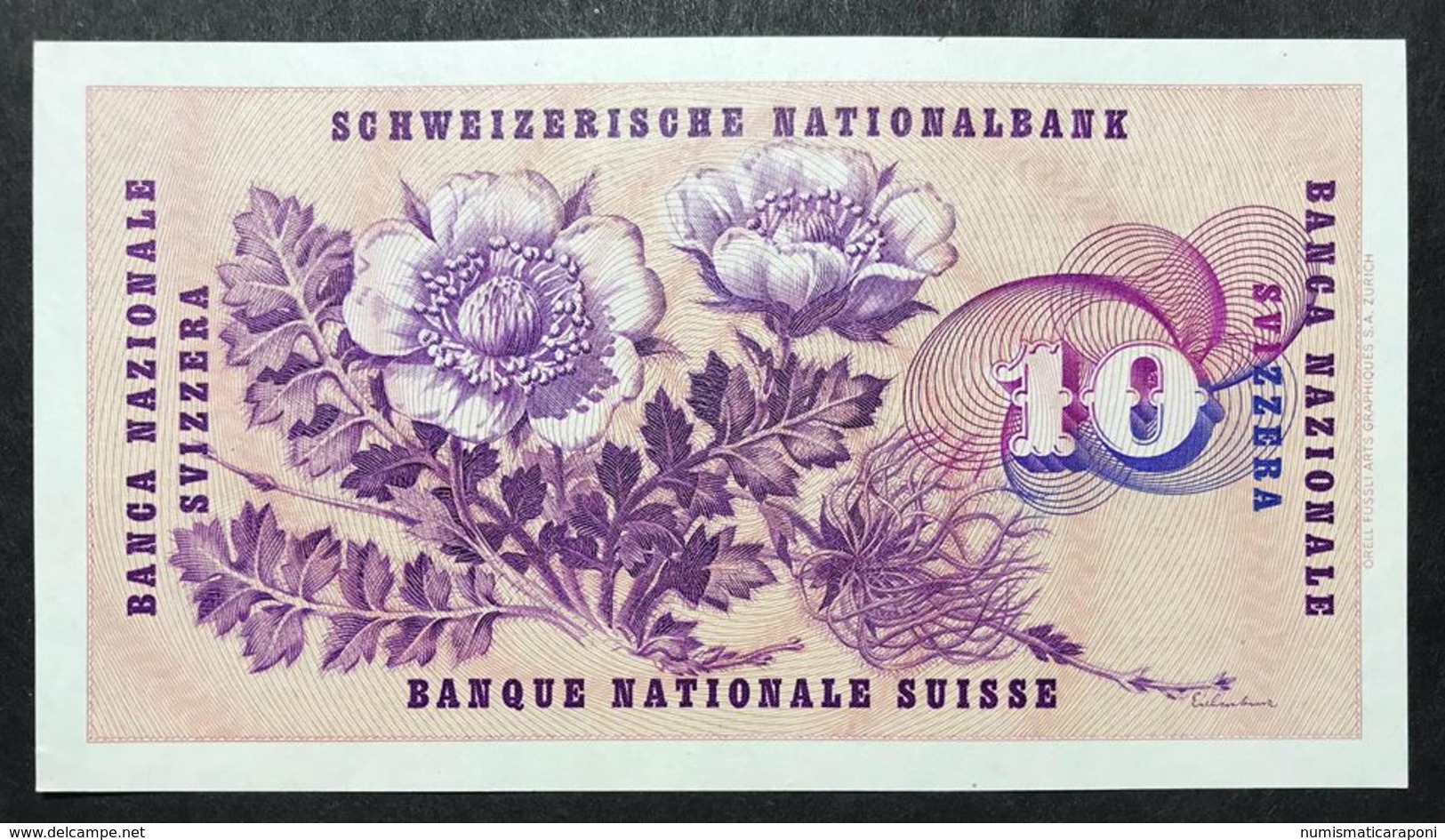 Svizzera 10 Francs Franken Franchi 1963 Q.fds About Unc LOTTO 2123 - Svizzera