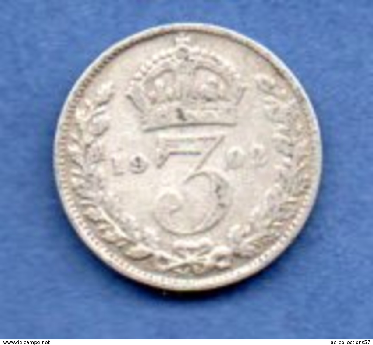 Grande Bretagne -  3 Pence 1902  --  état TB - F. 3 Pence