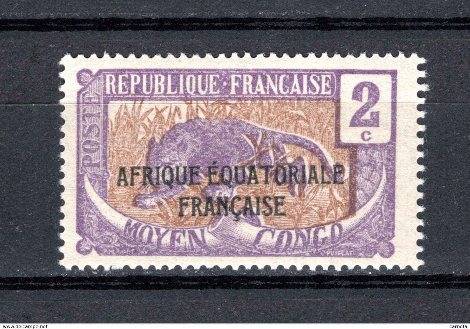 CONGO   N°  73  NEUF AVEC CHARNIERE   COTE  0.30€  PANTHERE  ANIMAUX - Neufs