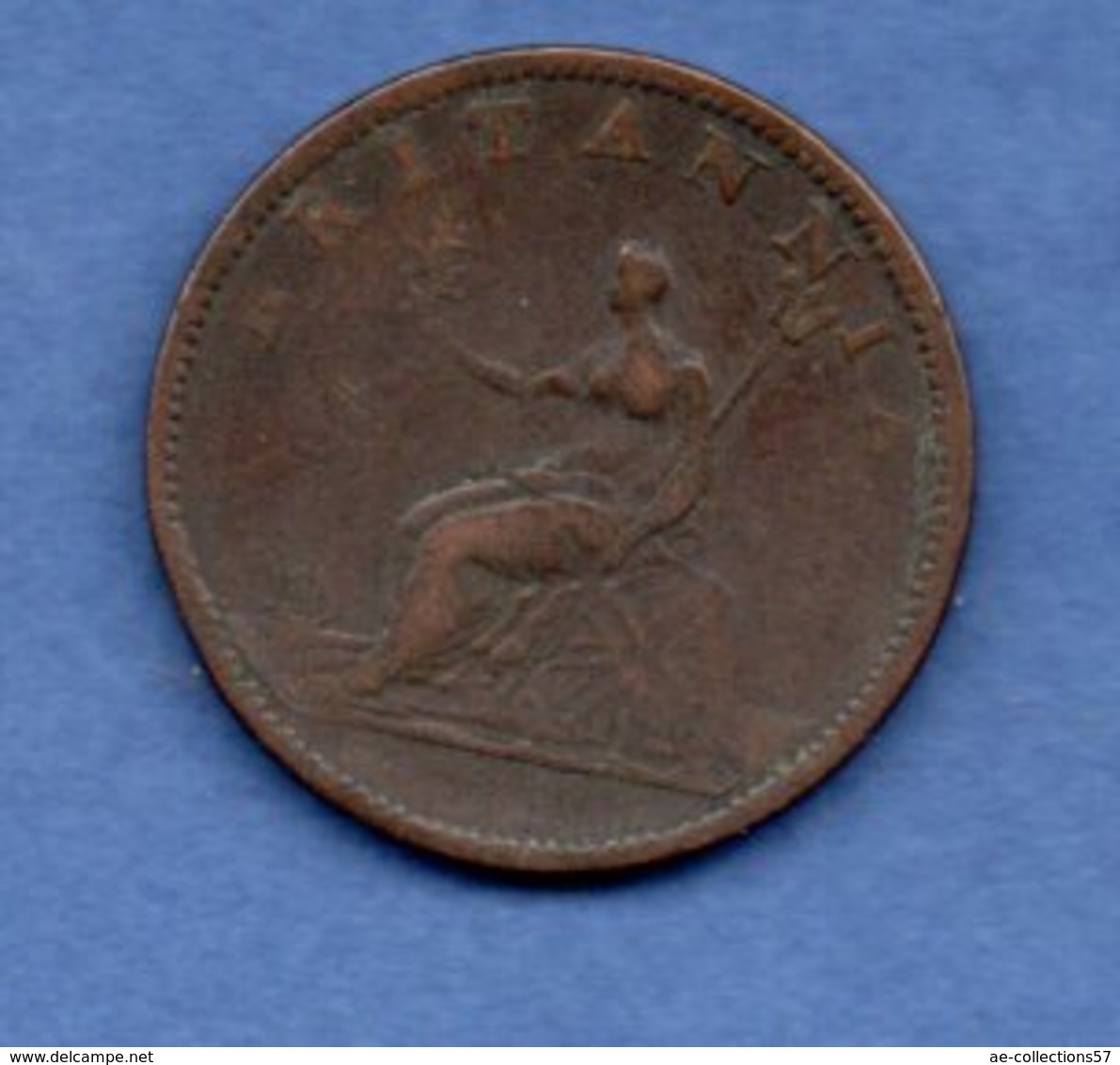 Grande Bretagne -  1/2 Penny 1806  --  état TB - B. 1/2 Penny