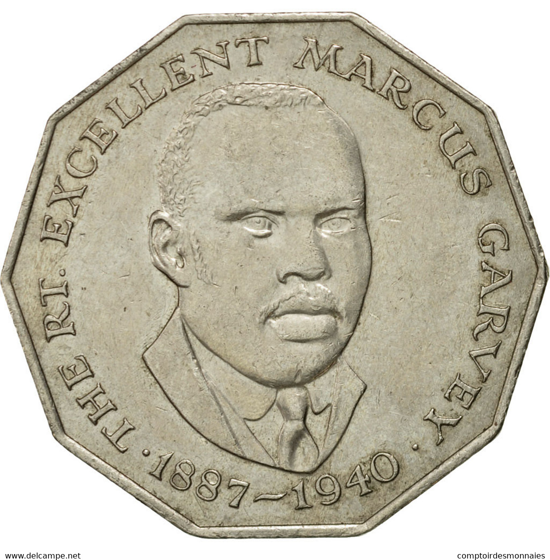 Monnaie, Jamaica, Elizabeth II, 50 Cents, 1989, TTB, Copper-nickel, KM:65 - Jamaique