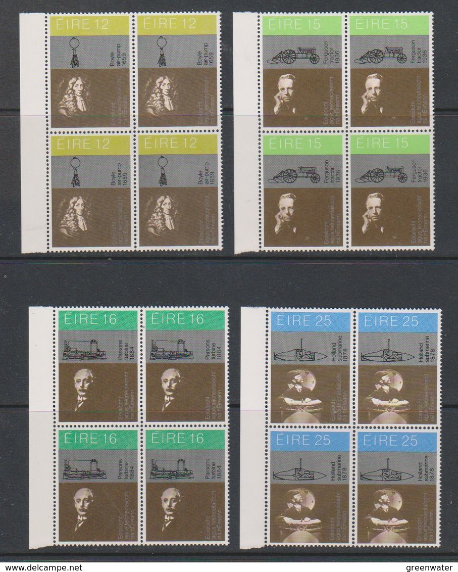 Ireland 1981 Wissenschaft Und Technik 4v Bl Of 4  ** Mnh (F7249A) - Unused Stamps