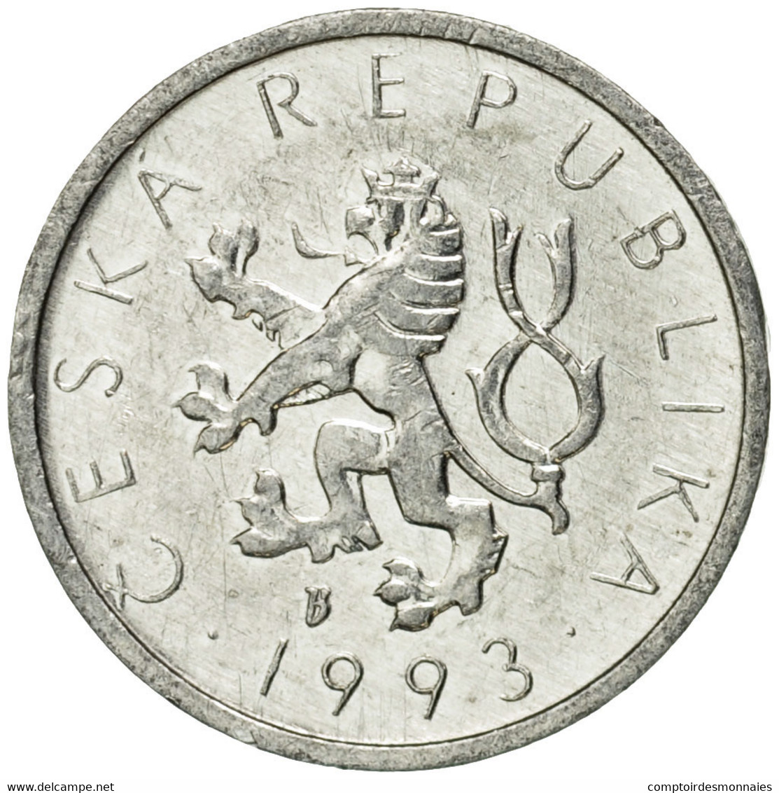 Monnaie, République Tchèque, 10 Haleru, 1993, TTB, Aluminium, KM:6 - Tchéquie