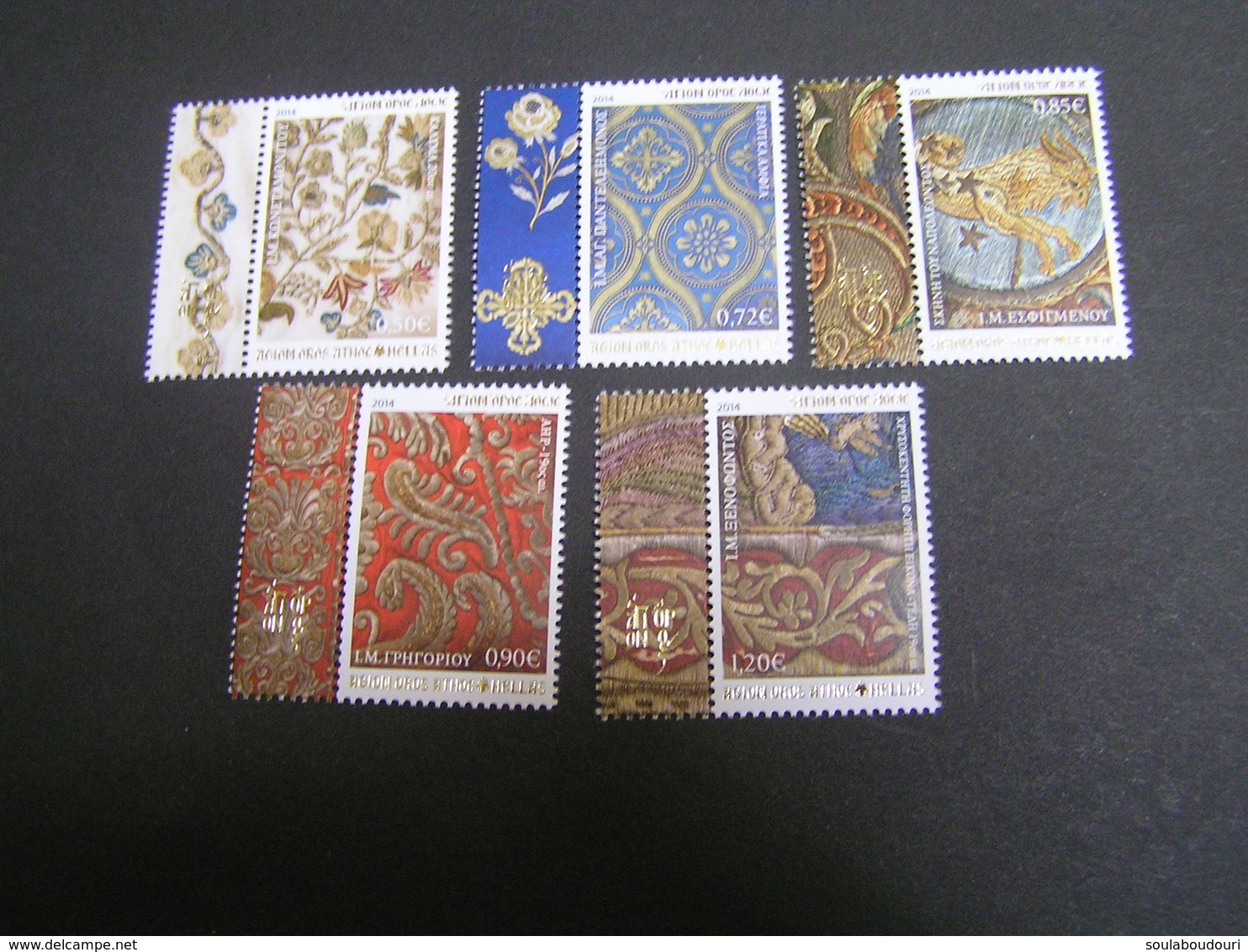 GREECE 2014 AGION OROS Embroideries  IV   MNH.. - Unused Stamps