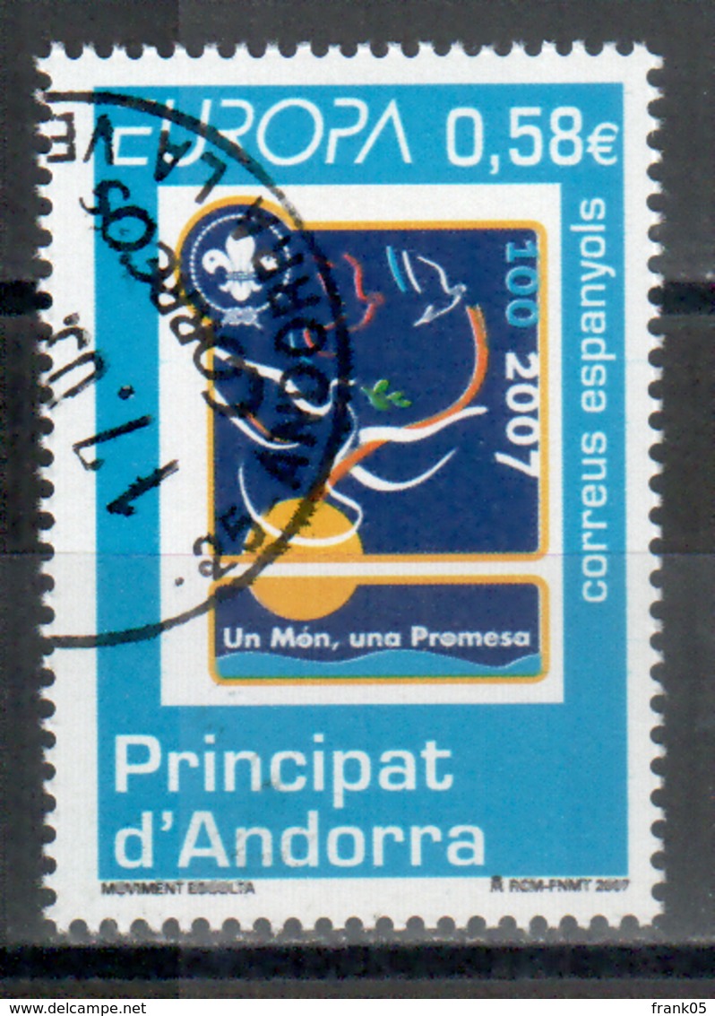 Andorra (spanische Post/spanish Post) / Andorre Espagnol 2007 EUROPA Gestempelt/used - 2007