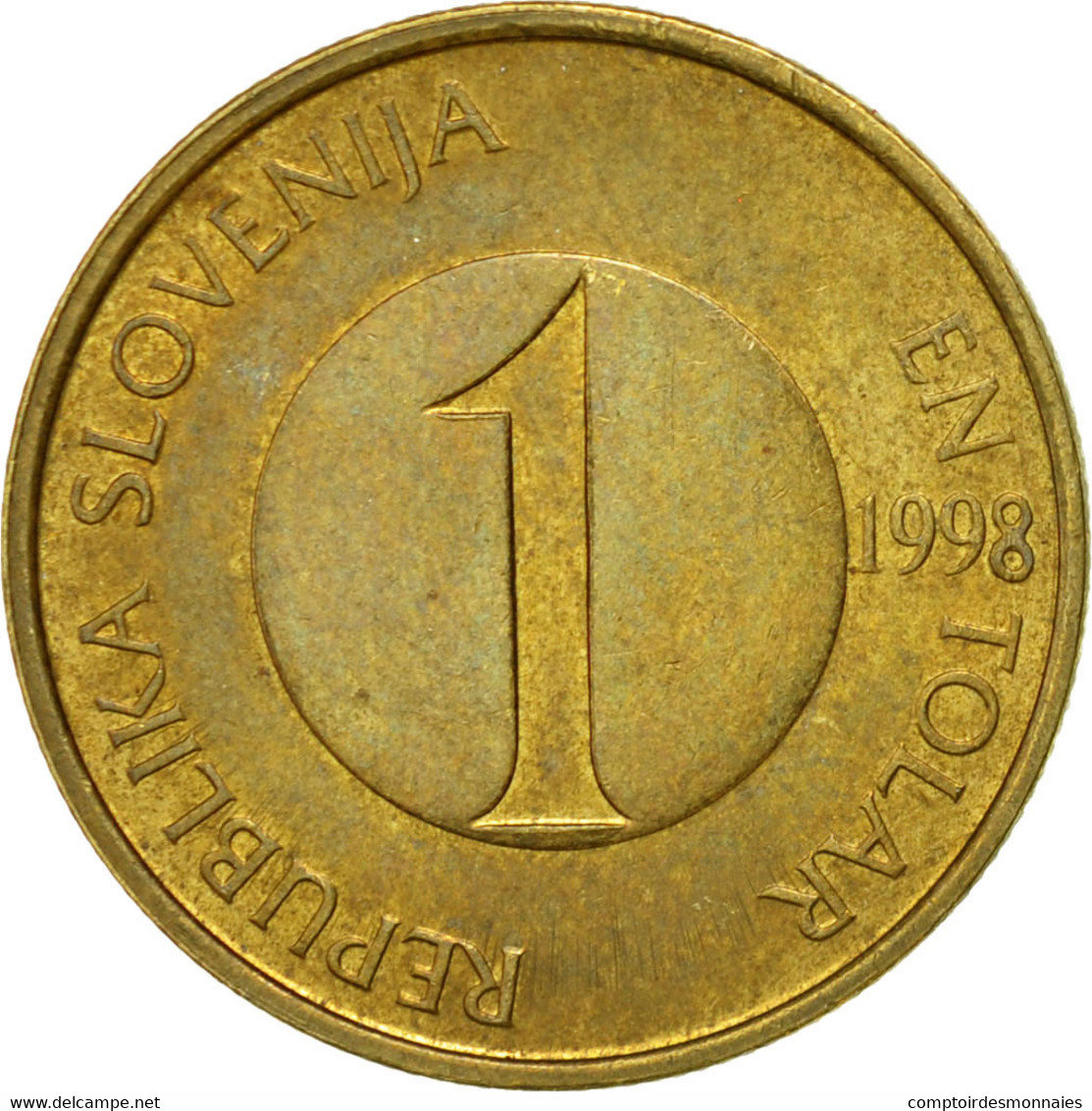 Monnaie, Slovénie, Tolar, 1998, TTB, Nickel-brass, KM:4 - Slovénie