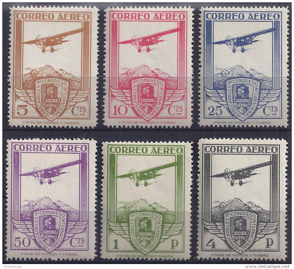 ESPAÑA 1929 - Edifil #448/53 - Nuevos