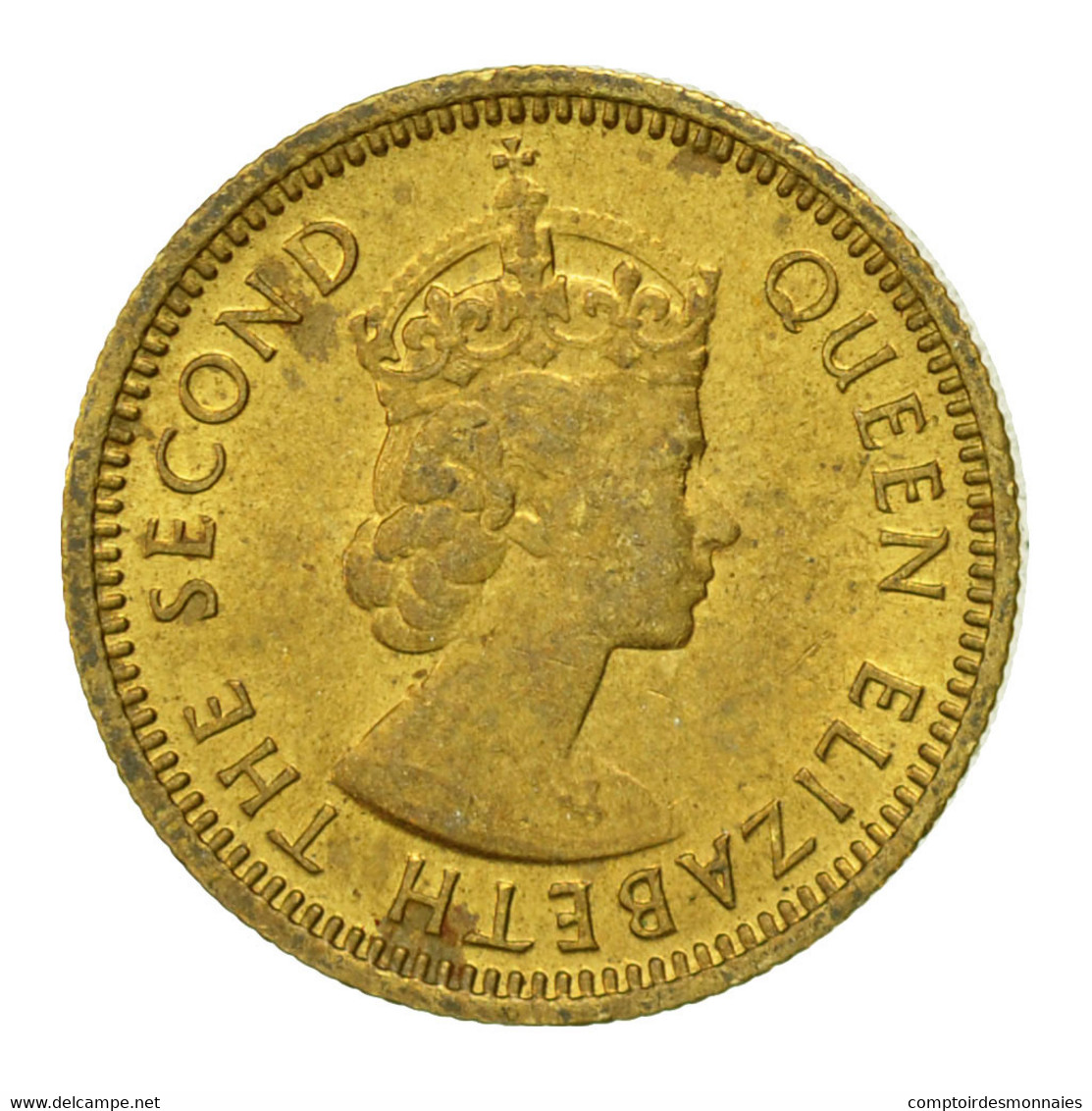 Monnaie, Hong Kong, Elizabeth II, 5 Cents, 1977, TTB, Nickel-brass, KM:29.3 - Hong Kong