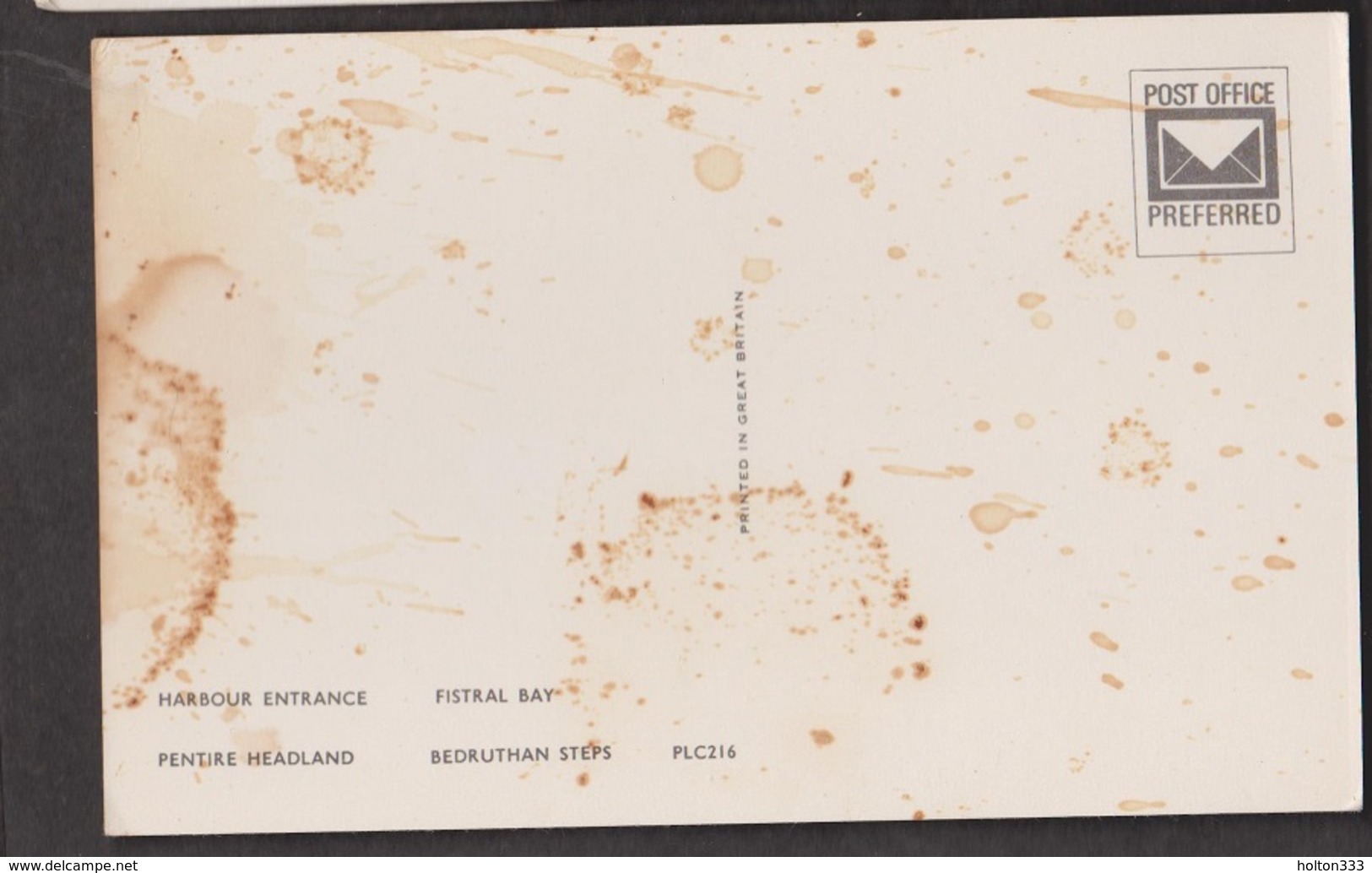 4 View Card Of Newquay, Cornwall, England - Unused - Stained On Back - Newquay