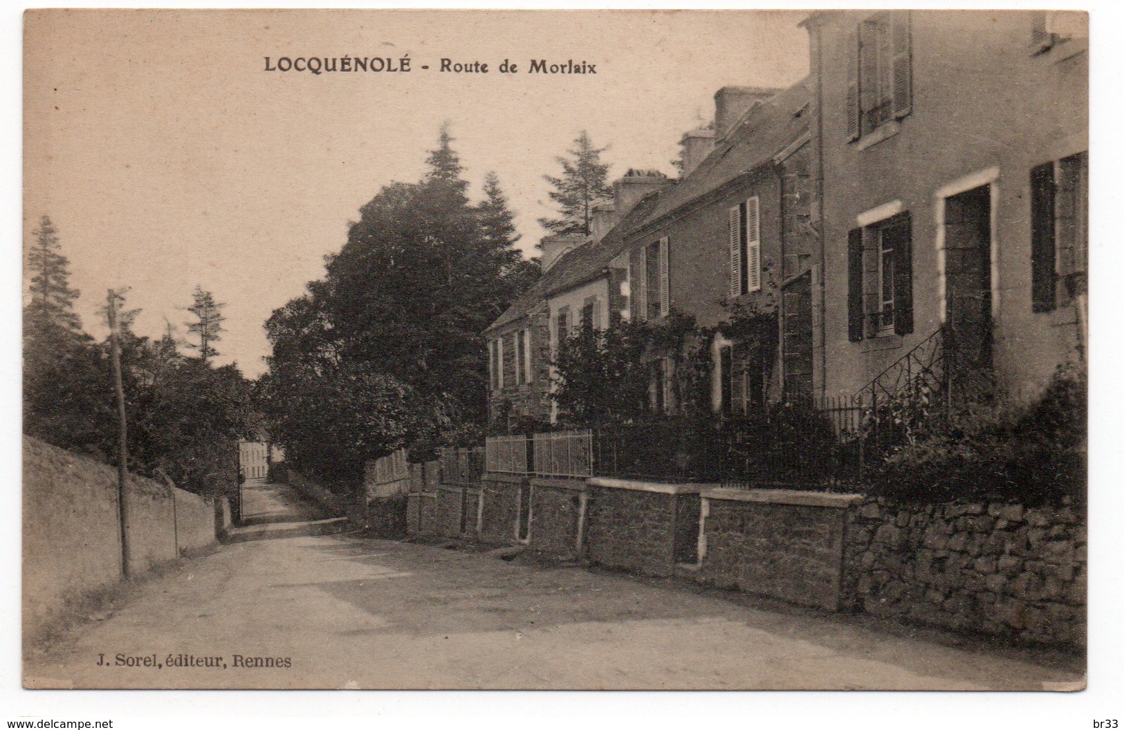 Locquenolé 29 Finistere - Route De Morlaix - Sonstige & Ohne Zuordnung