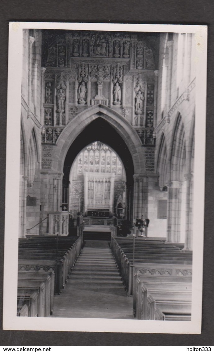 Interior Of Unidentified Church - Real Photo - Unused - Chiese E Cattedrali