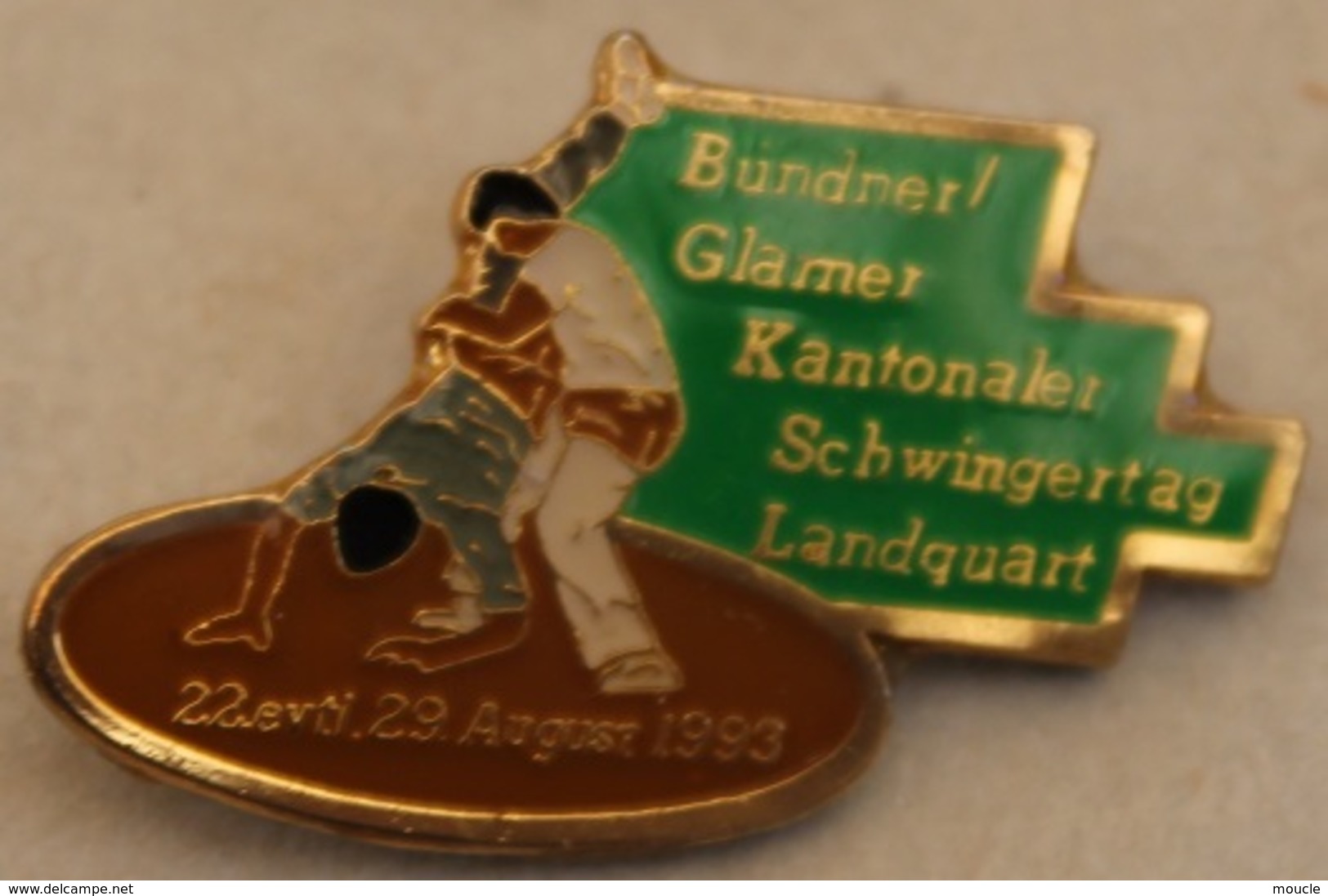 LUTTE SUISSE - BUNDNER GLANER KANTONALER SCHWINGERTAG LANDQUART - 1993 - LUTTEURS - SCHWEIZ - SWITZERLAND -    (20) - Ringen