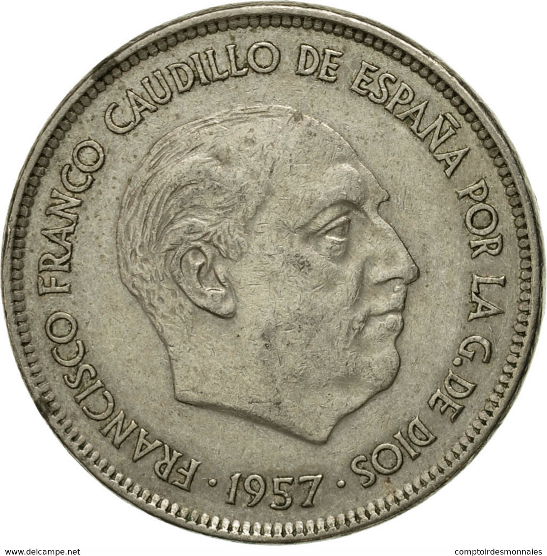 Monnaie, Espagne, Caudillo And Regent, 25 Pesetas, 1975, TTB, Copper-nickel - 25 Pesetas