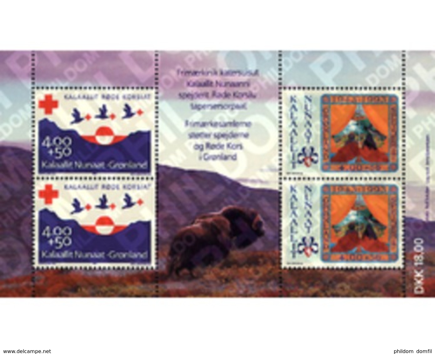 Ref. 97020 * MNH * - GREENLAND. 1993. 70th ANNIVERSARY OF RED CROSS AND 50th OF SCOUTS IN GREENLAND . 70 ANIVERSARIO DE - Other & Unclassified