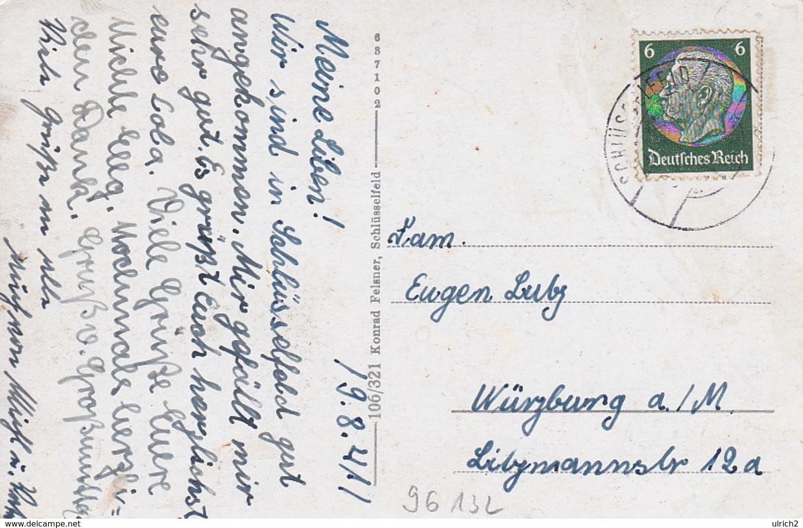 AK Schlüsselfeld I. Steigerwald - 1941  (35974) - Bamberg