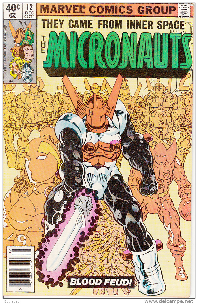 The Micronauts Vol. 1 No. 12 December 1979 Blood Feud! - Marvel