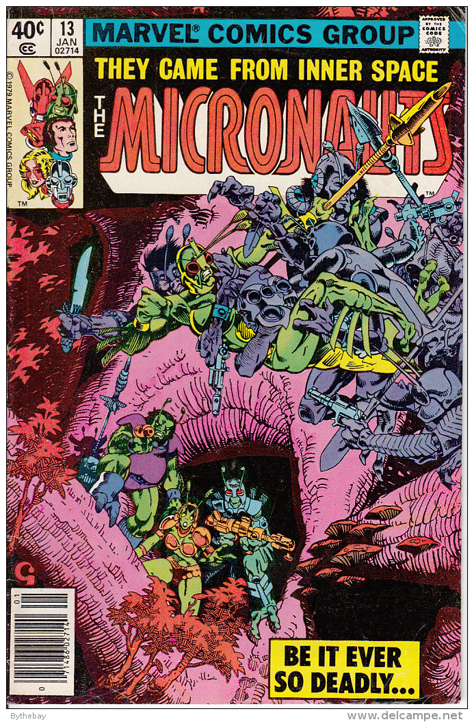 The Micronauts Vol. 1 No. 13 January 1980 Be It Ever So Deadly... - Marvel