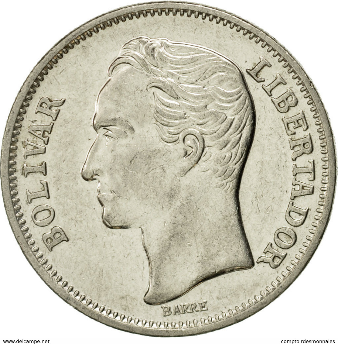 Monnaie, Venezuela, Bolivar, 1977, TTB, Nickel, KM:52 - Venezuela