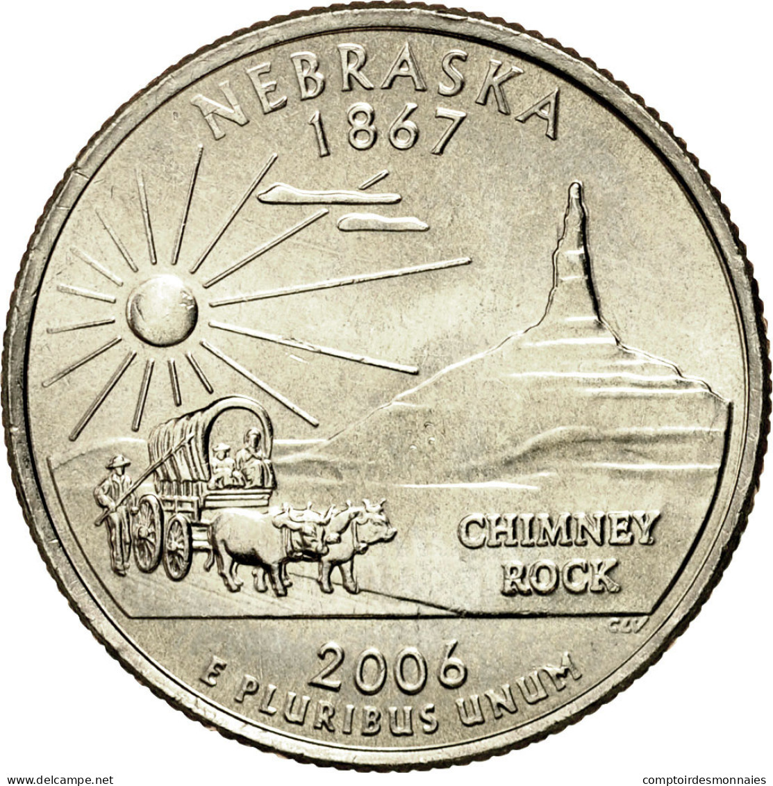 Monnaie, États-Unis, Quarter, 2006, U.S. Mint, Denver, SUP+, Copper-Nickel Clad - 1999-2009: State Quarters