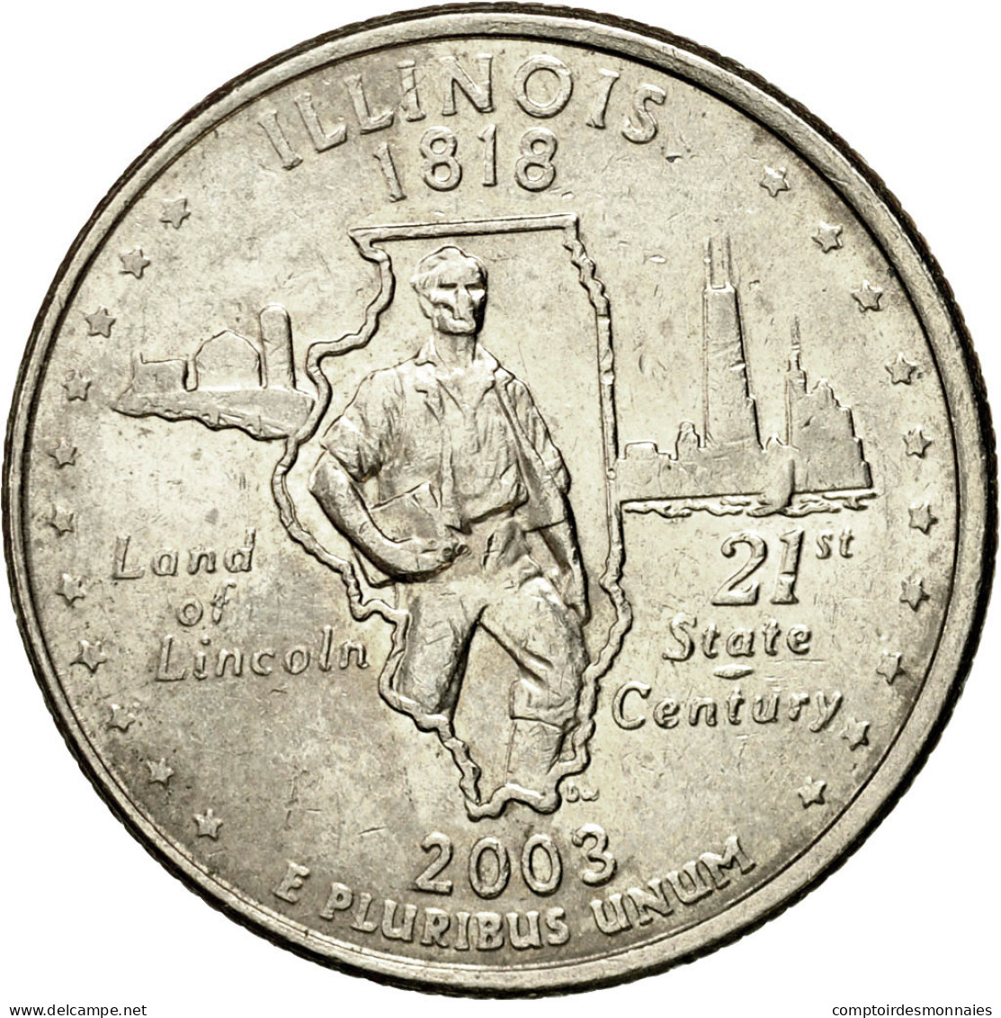 Monnaie, États-Unis, Quarter, 2003, U.S. Mint, Denver, SUP, Copper-Nickel Clad - 1999-2009: State Quarters