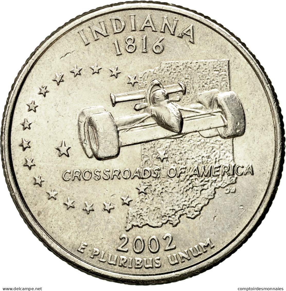 Monnaie, États-Unis, Quarter, 2002, U.S. Mint, Philadelphie, SUP+ - 1999-2009: State Quarters