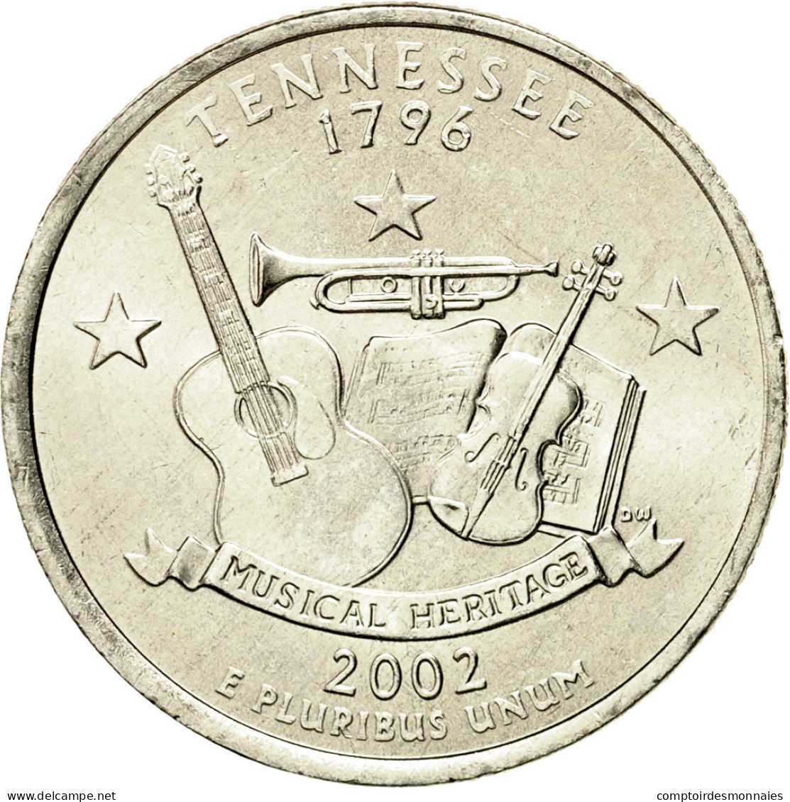 Monnaie, États-Unis, Quarter, 2002, U.S. Mint, Denver, SUP+, Copper-Nickel Clad - 1999-2009: State Quarters