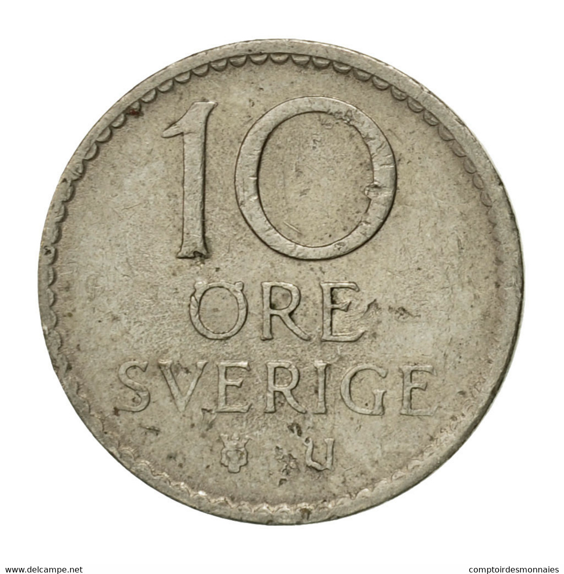 Monnaie, Suède, Gustaf VI, 10 Öre, 1970, TTB, Copper-nickel, KM:835 - Suède
