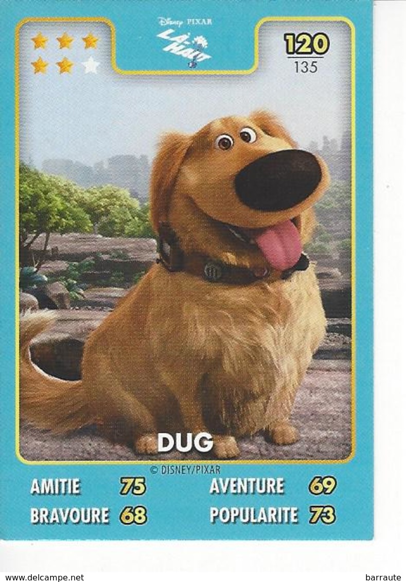 Carte Disney Pixar Auchan 2015  N° 120  LA-HAUT  DUG - Disney