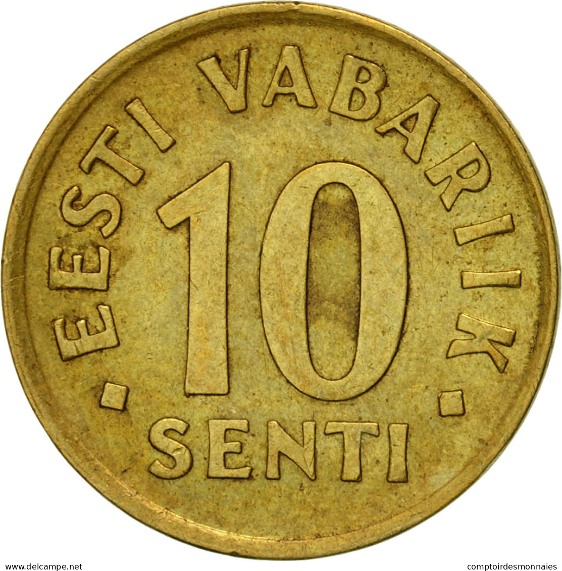 Monnaie, Estonia, 10 Senti, 1992, No Mint, TTB, Aluminum-Bronze, KM:22 - Estonie