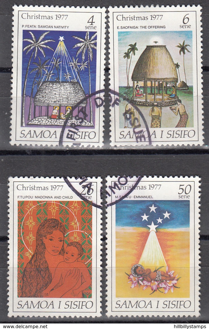 SAMOA   SCOTT NO. 462-65     USED      YEAR 1977 - Samoa