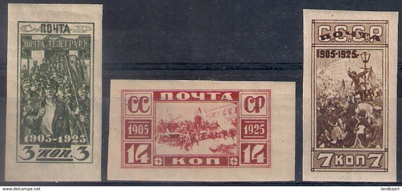 Russia 1925, Michel Nr 302B-04B, MH OG - Ongebruikt