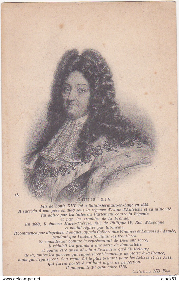 LOUIS XIV / Au Dos Tampon PHARMACIE BAILLON à SAINTE-MENEHOULD (Marne) - Personnages Historiques