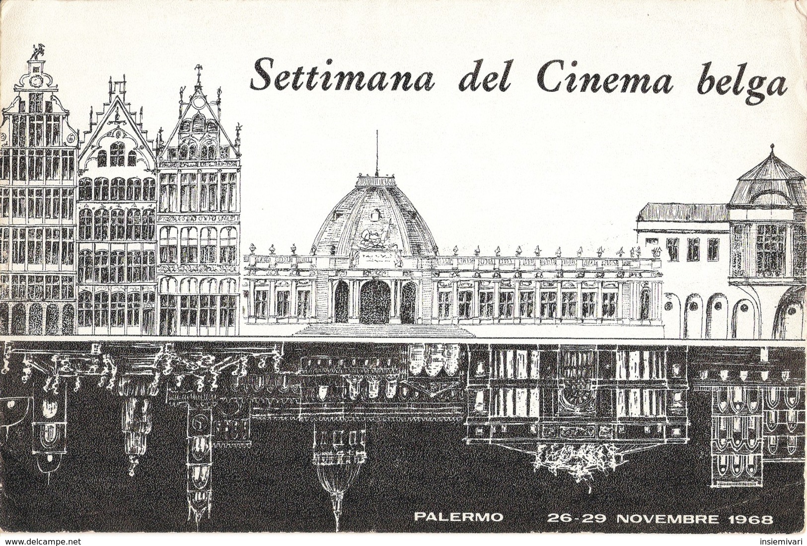 PALERMO 1968 - SETTIMANA DEL CINEMA BELGA +2 - Obj. 'Souvenir De'