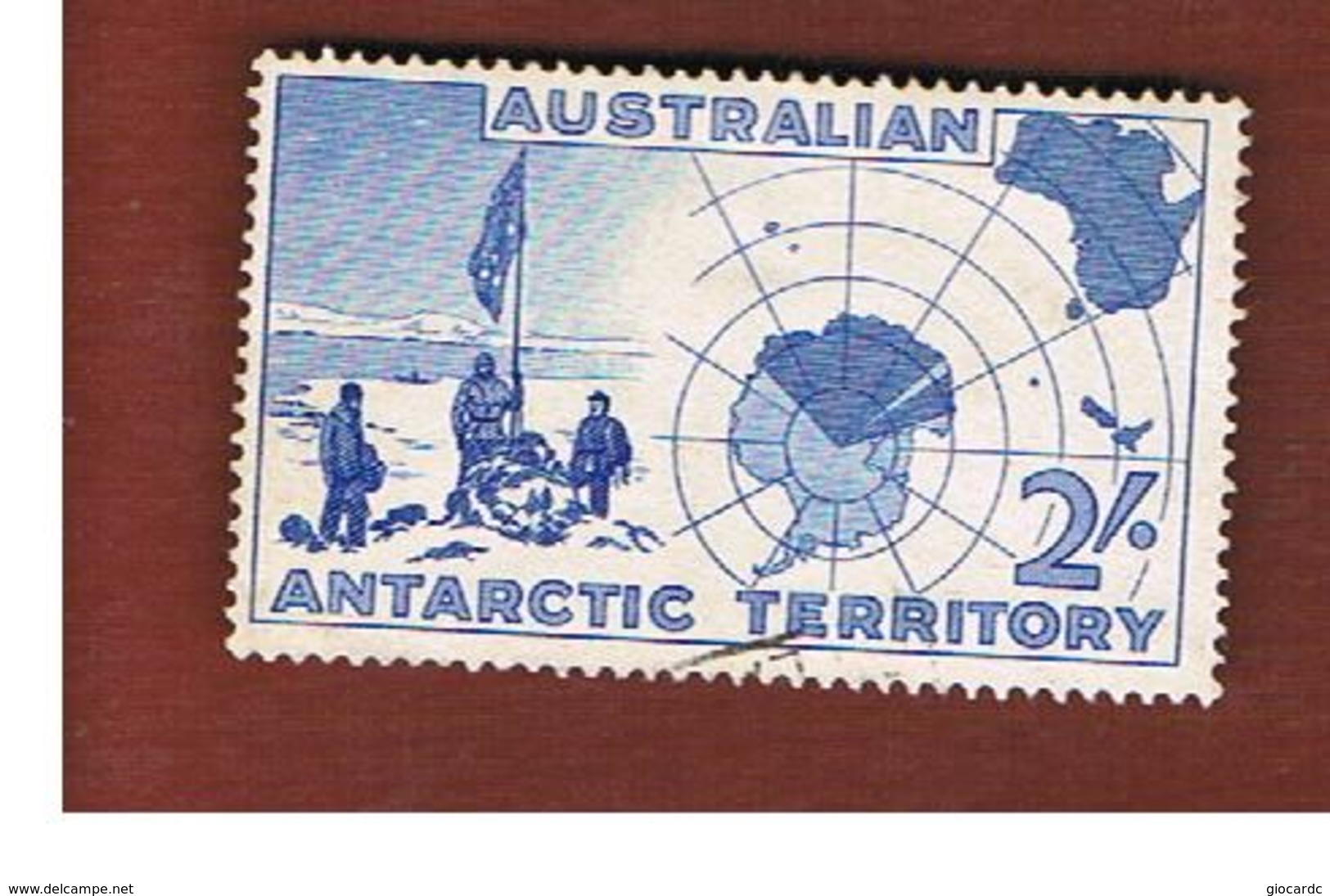 TERRITORI ANTARTICI AUSTRALIANI (AAT AUSTRALIAN ANTARCTIC TERRITORY) SG 1 - 1957 EXPEDITION AT VESTFOLD HILLS  -  USED - Usati