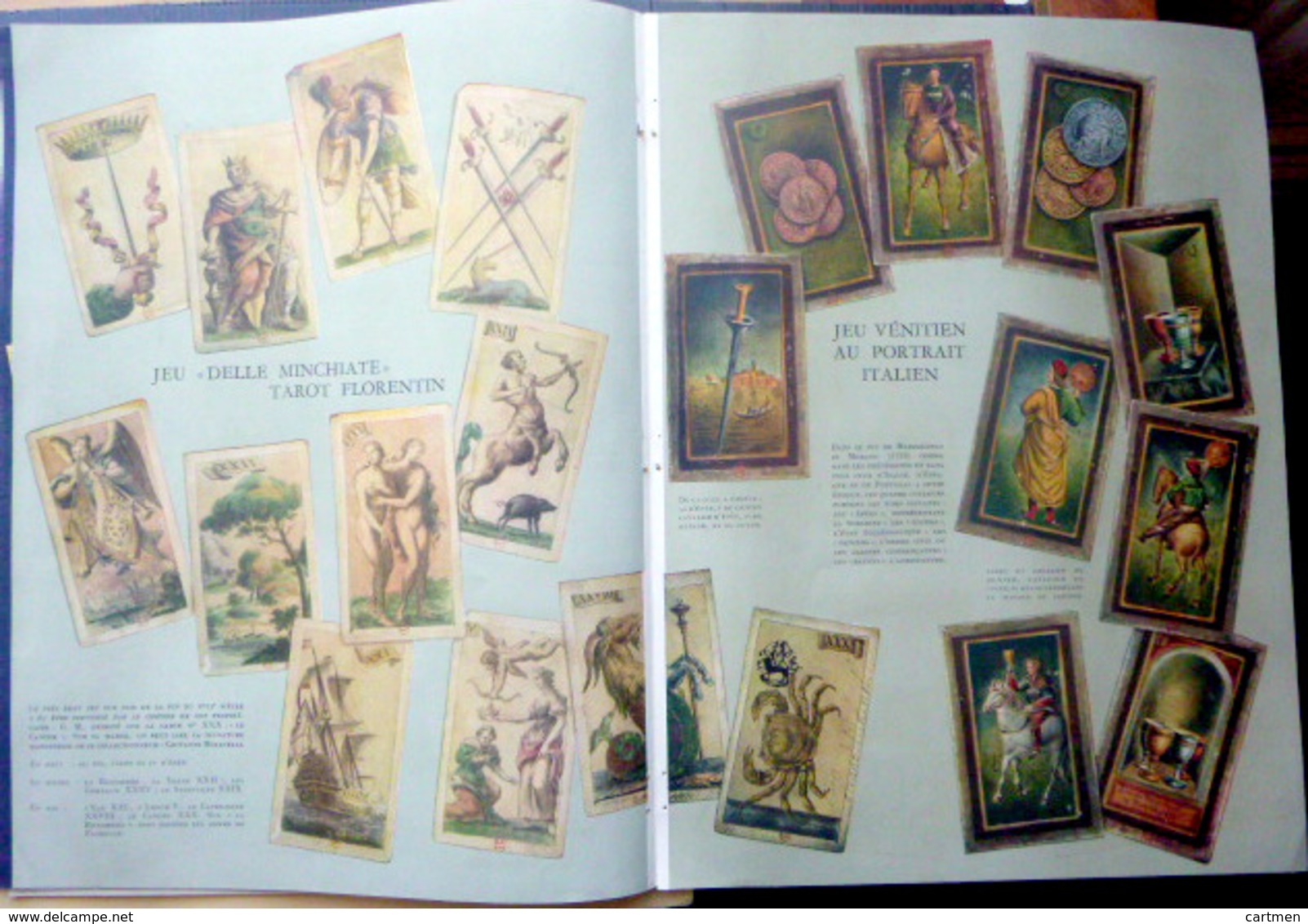 JEUX DE CARTES ANCIENNES DOCUMENTATION ILLUSTREE SUR LES JEUX ANCIENS TAROTS  JEU RUSSE