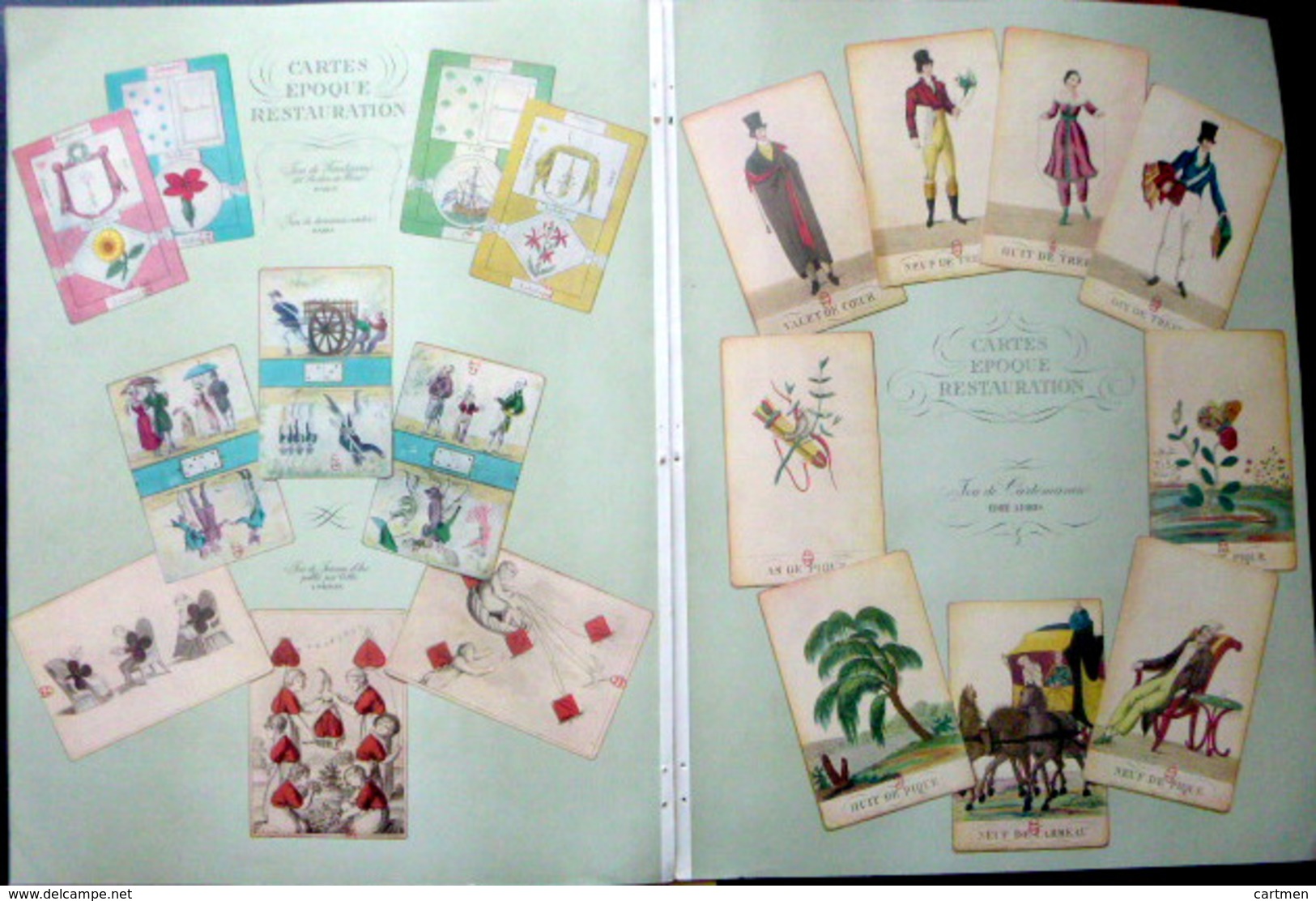 JEUX DE CARTES ANCIENNES DOCUMENTATION ILLUSTREE SUR LES JEUX ANCIENS TAROTS  JEU RUSSE