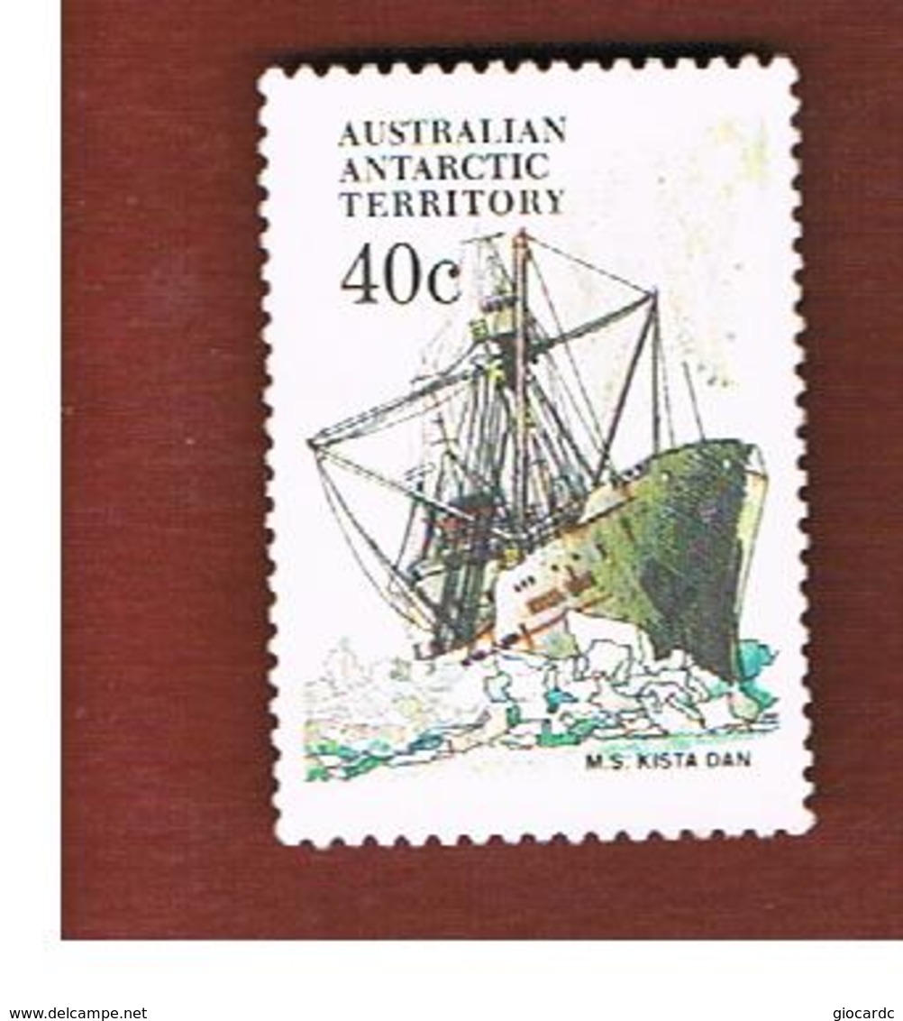 TERRITORI ANTARTICI AUSTRALIANI (AAT AUSTRALIAN ANTARCTIC TERRITORY) SG 48 - 1981 SHIPS: KISTA DAN   -  USED - Usati