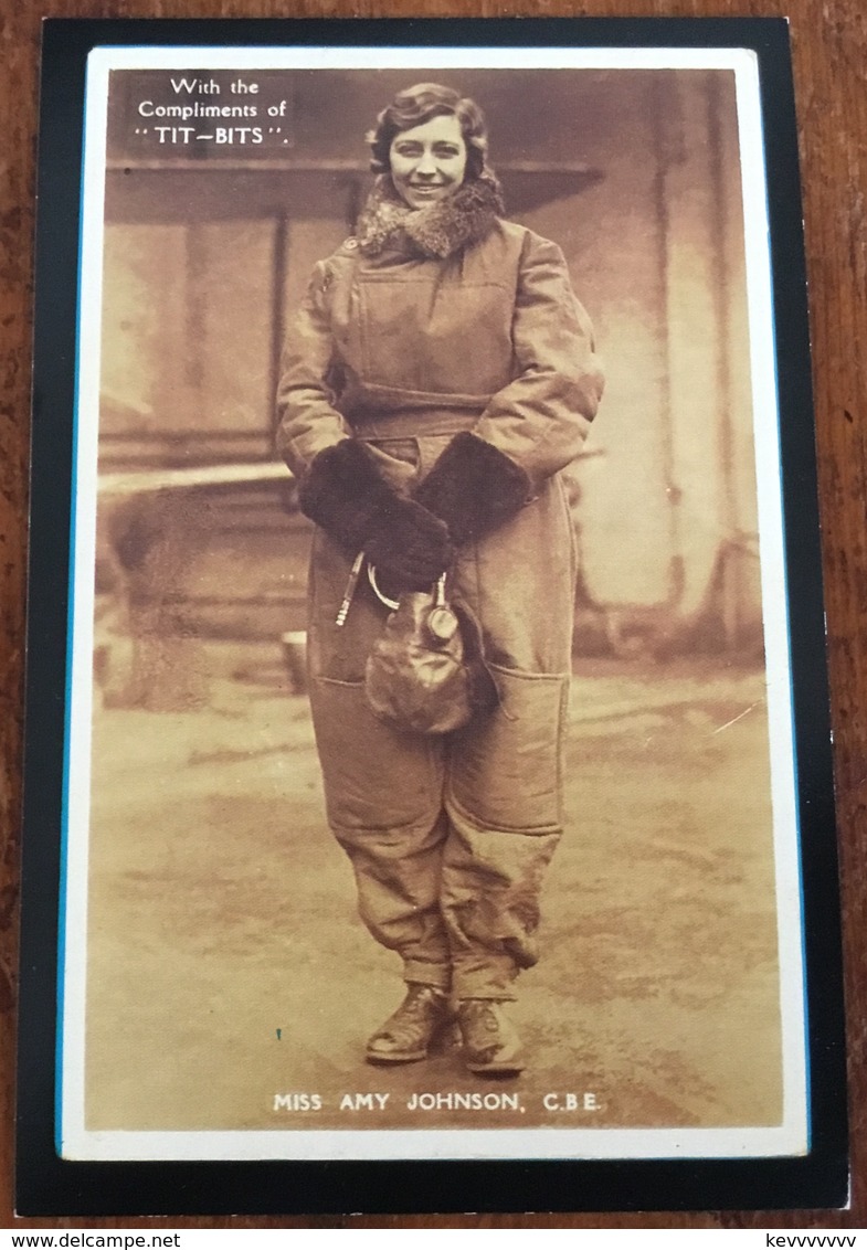 Amy Johnson, The Nostalgia Postcard Collectors Club, Yesterday’s Britain 1890s - 1950s - Beroemde Vrouwen