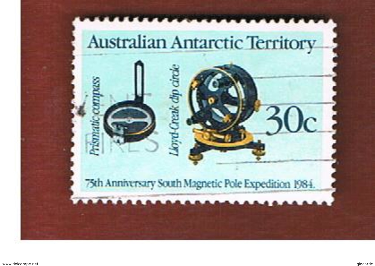 AAT AUSTRALIAN ANTARCTIC TERRITORY - SG 61 - 1984 MAGNETIC POLE EXPEDITION  -  USED - Usati