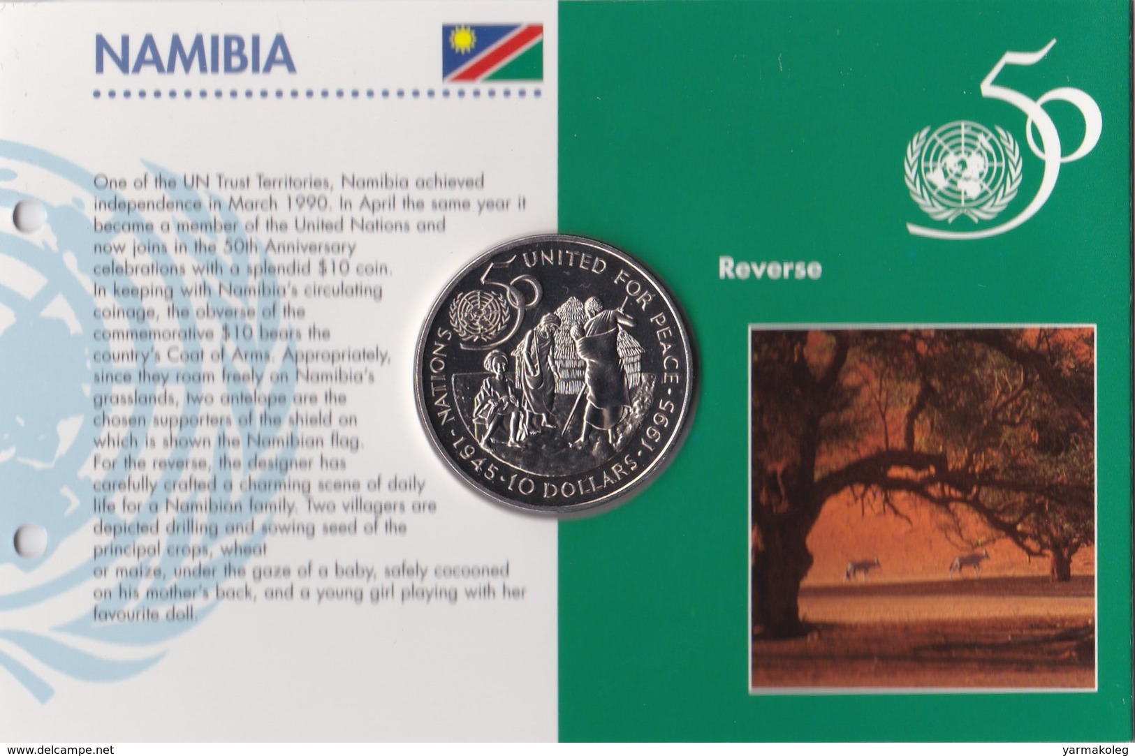 Namibia 10 Dollars 1995 - Namibie