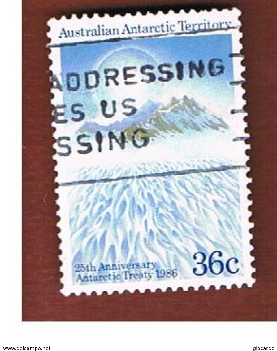 AAT AUSTRALIAN ANTARCTIC TERRITORY - SG 78 - 1986 SNOWED MOUNTAINS  -  USED - Usati