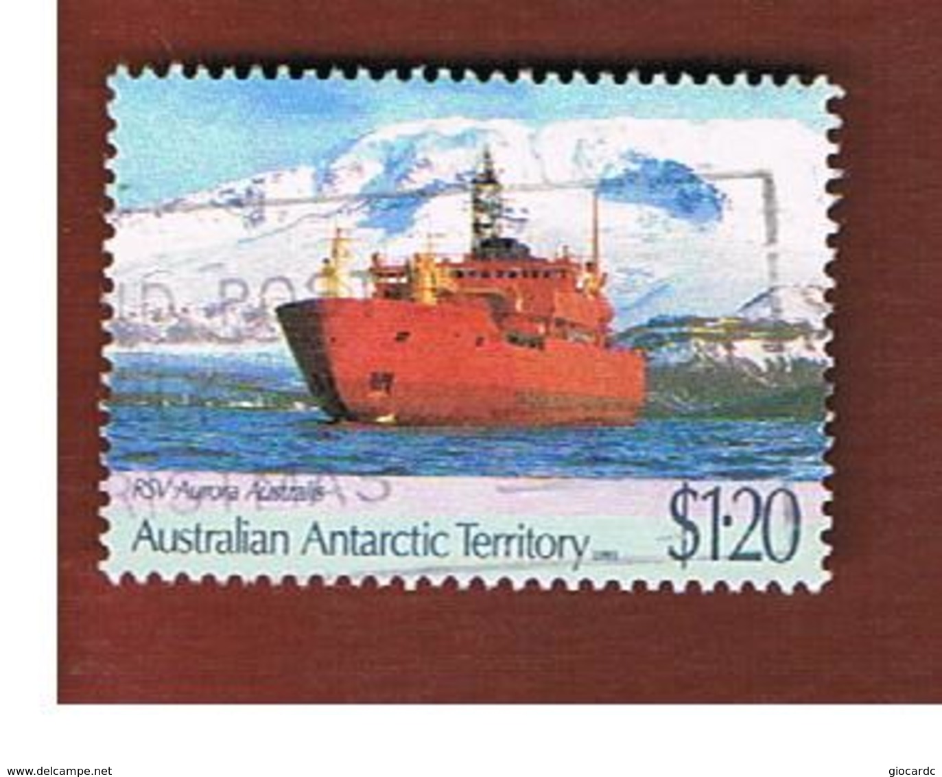 AAT (AUSTRALIAN ANTARCTIC TERRITORY) - SG 89 - 1991 SHIP "AURORA ASTRALIS"   -  USED - Usati