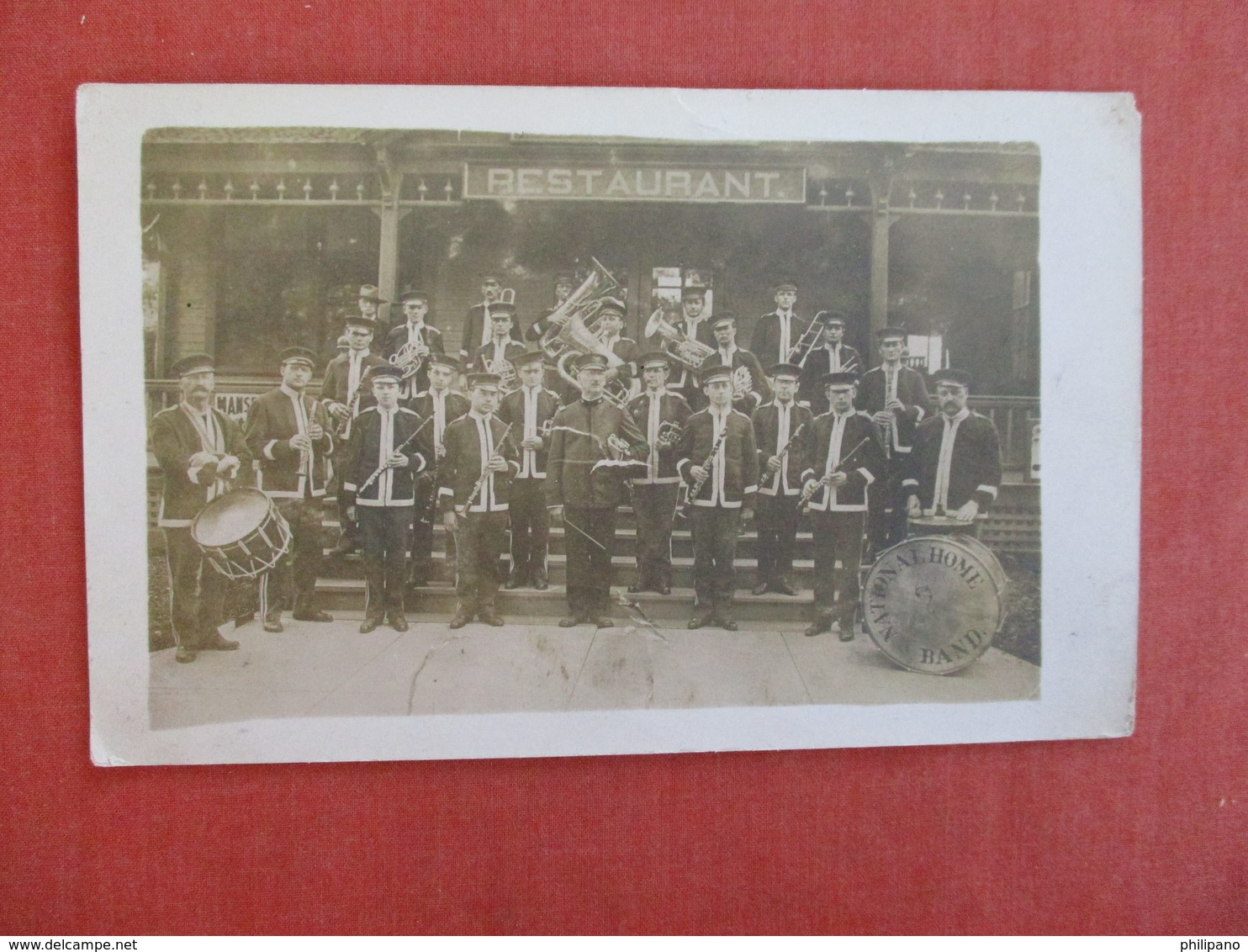RPPC National Home Band   Ref 3016 - To Identify