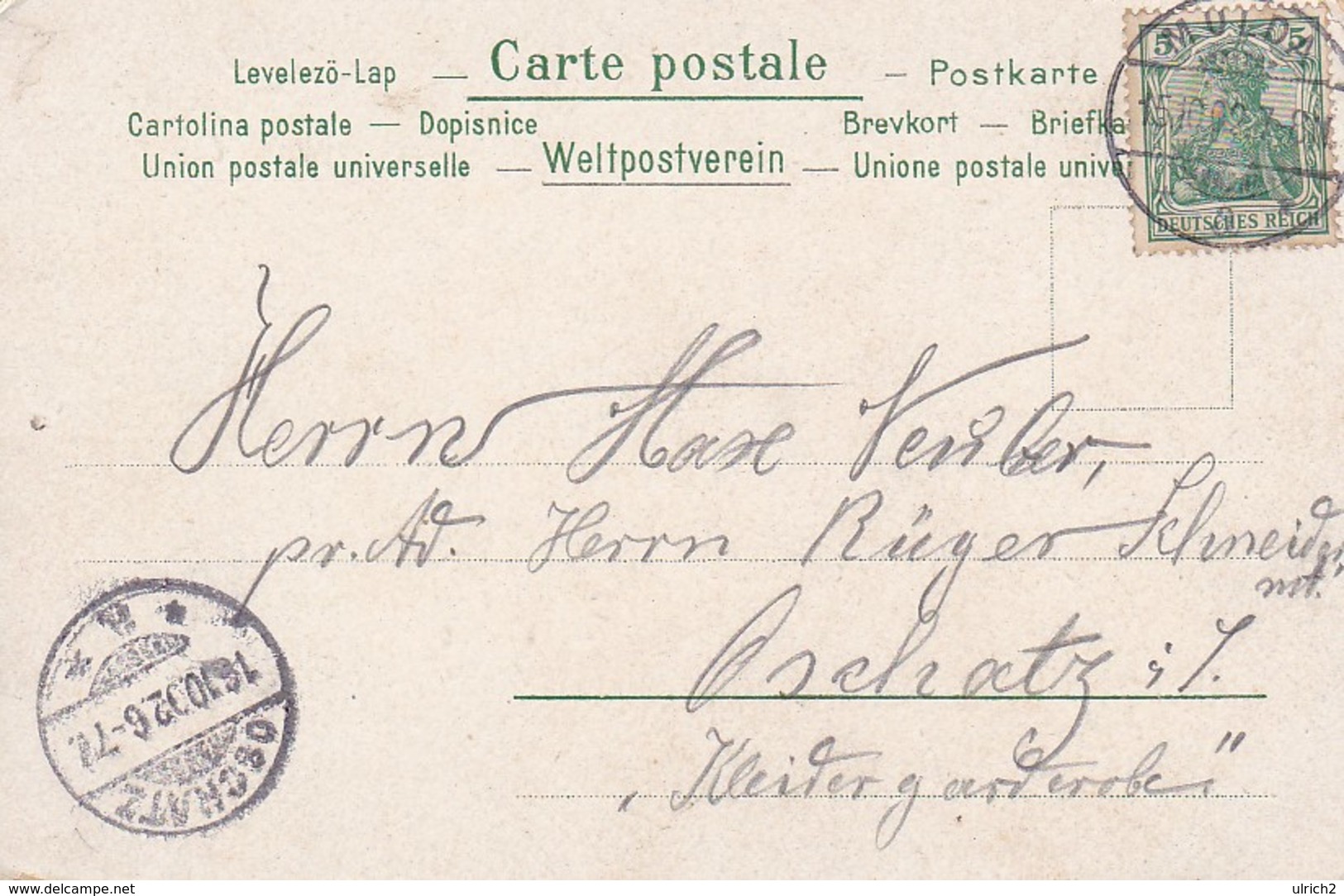 AK Künstlerkarte Sächsische Schweiz (?) - Mulda Nach Oschatz - 1902 (35986) - Bastei (sächs. Schweiz)