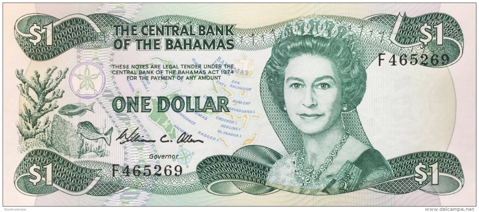 Bahamas 1 Dollar, P-43a (1984) UNC - Bahamas