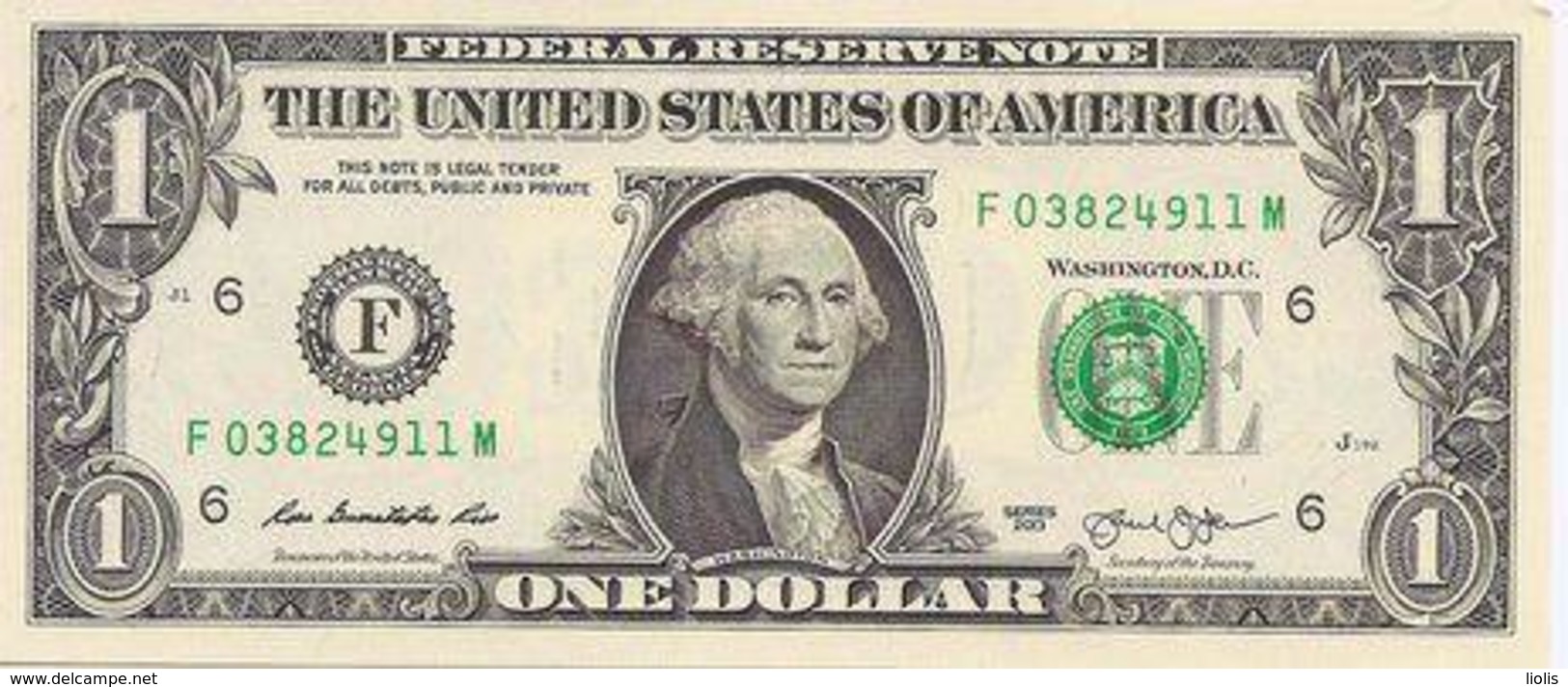 USA  1 Dollar  2013  UNC - Federal Reserve Notes (1928-...)