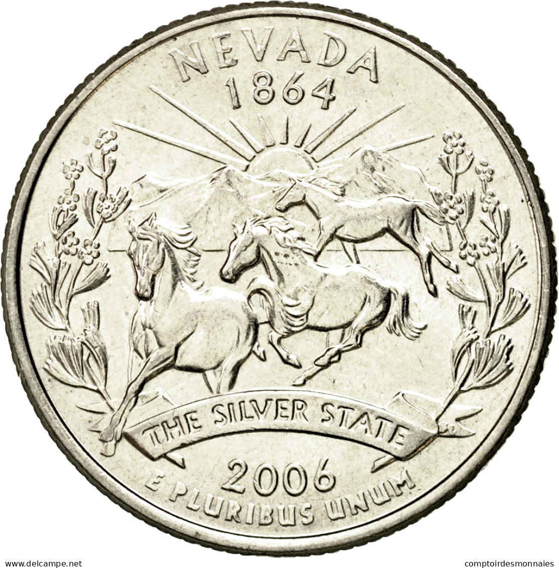 Monnaie, États-Unis, Quarter, 2006, U.S. Mint, Denver, SUP+, Copper-Nickel Clad - 1999-2009: State Quarters