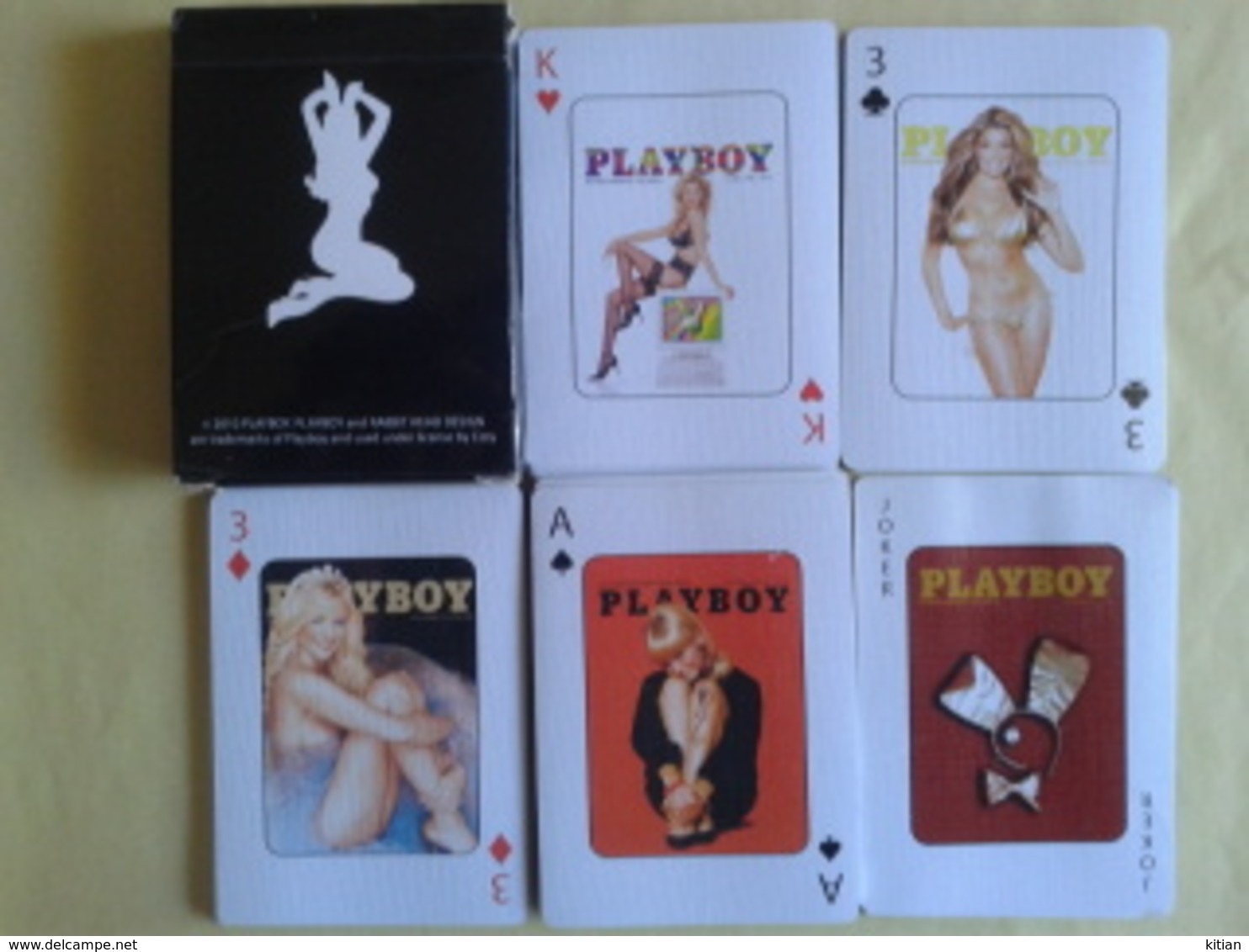 PresstoPLAY. PLAYBOY 2010. Jeu De 52 Cartes + 2 Jokers Dans Un étui Carton - 54 Cartes